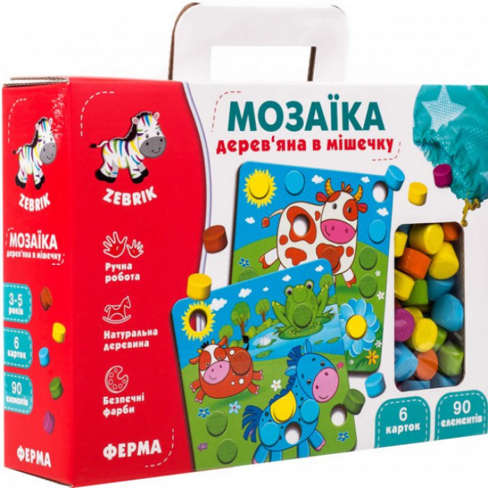 Мозаика деревянная Ферма ZB2002-01